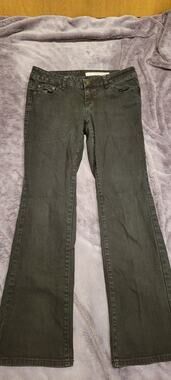 DKNY Ludlow Jeans Womens Size 8 Black 5-Pockets Stretchy High Rise Bootcut Y2k